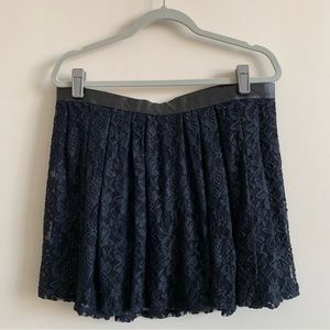 NWT Jessica Simpson Black Lace Mini Skirt | XL